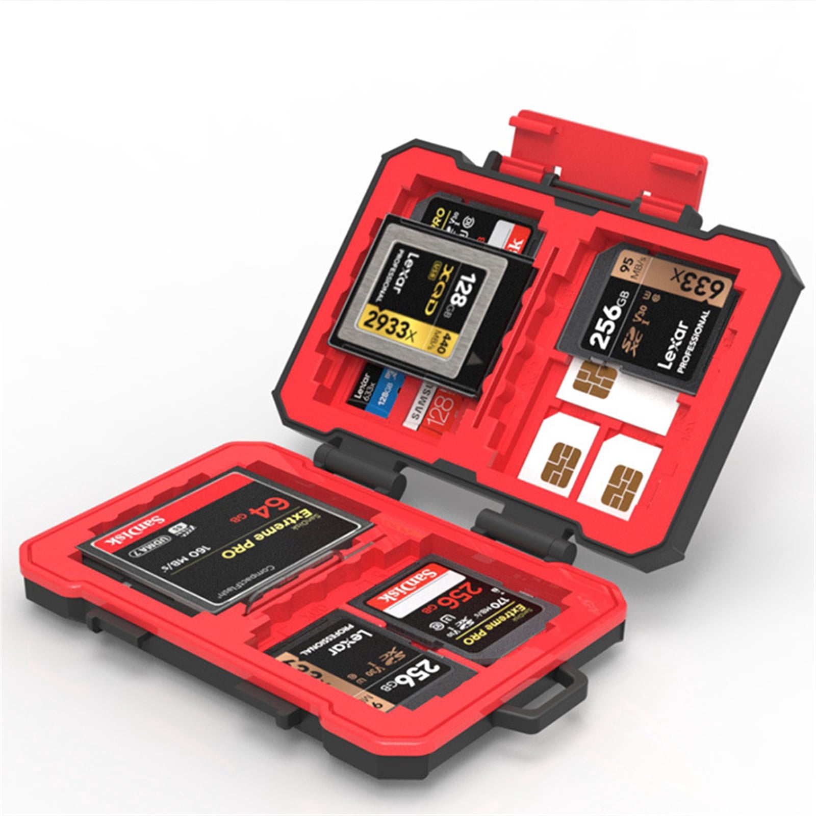 Camera SD card storage box Digital camera memory card box Camera storage card box Waterproof memory card memory box