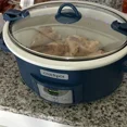thumbnail image 7 of Crock-Pot 7qt Cook & Carry One Touch Programmable Slow Cooker Poseidon Blue: Locking Lid, Dishwasher-Safe Parts, 7 of 7