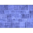 thumbnail image 1 of Ahgly Company Indoor Rectangle Patchwork Blue Transitional Area Rugs, 7' x 10', 1 of 4
