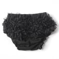 thumbnail image 2 of Splozh Diaper Covers Baby Underwear Cute Cotton Baby Girls Bloomers Ruffled Briefs for Toddler Girls Black,6-12 Months, 2 of 6