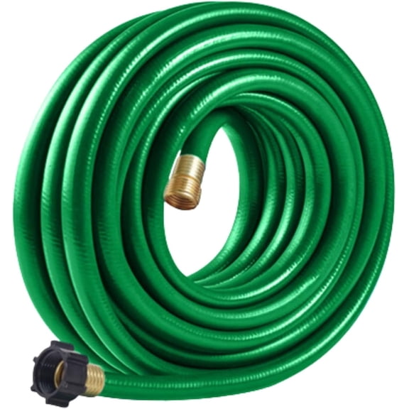 Scotts 50 ft. Light Duty Garden Hose – 5/8 in. Diameter, 3-Ply Construction, 200 PSI, High-Pressure, Easy-to-Coil Water Hose with Crush-Resistant Couplings, Easy to Connect for Lawn and Garden Use