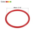 thumbnail image 2 of Uxcell 8cm Plastic Carnival Ringtoss Rings Game Hoop 24 Pack (Green, Orange, Red, Yellow), 2 of 5