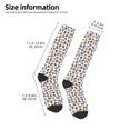 thumbnail image 2 of Balery Colorful Numbers Calcetines novedosos Calcetines deportivos Calcetines hasta la rodilla Calcetines de algodón Calcetines originales y geniales, 2 of 6
