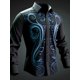 thumbnail image 1 of Camisa para hombre con estampado 3D de flores, para uso diario, para salir, otoño e invierno, de manga larga, ligera, de tejido elástico en 4 direcciones, 1 of 6