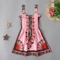 thumbnail image 4 of SonxaHe Infant Girl Dresses Floral Print Sleeveless Smocked Dresses Child Summer Party Traditional Casual Dress Pink,Size 12-18 M, 4 of 8