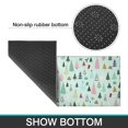 thumbnail image 6 of Light Blue Christmas Tree Pattern Kitchen Rugs Sets Of 2,Anti Fatigue Kitchen Mat Rugs Non Slip Washable,Decorative Kitchen Floor Mats for Kitchen,Sink,Laundry,17"x30"+17"x47", 6 of 7