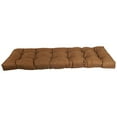 thumbnail image 3 of 60-inch by 19-inch Tufted Solid Outdoor Spun Polyester Loveseat Cushion Brown-Color, 3 of 3