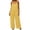 Yellow, variant on JULMCOMO Jumpsuits for Women Spaghetti Strap Open Back Loose Fit Summer Jumpsuits Scoop Neck Tie Back Casual Overalls with Pockets Blue 2XL
