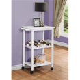 thumbnail image 1 of KB K54 34 x 22 x 16 in. kitchen Cart - White, 1 of 1