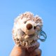 thumbnail image 4 of JM 2 uds Mini animales de peluche de juguete lindo erizo Animal relleno llavero coche llavero bolsos monedero dijes colgante para niños niñas ER, 4 of 5