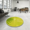 thumbnail image 3 of Ahgly Company Indoor Round Patterned Pistachio Green Area Rugs, 8' Round, 3 of 6