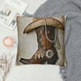 thumbnail image 2 of Pillow Covers Western Cowboy Boots Hat Gun Throw Pillow Covers Cases for Couch Sofa Bed Home Decor, 2 of 5
