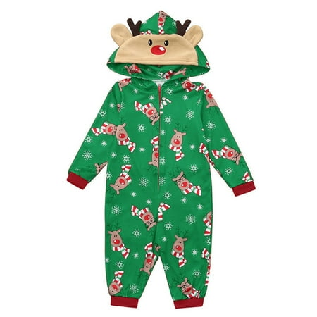 

luethbiezx Family Matching Christmas Pajamas Xmas Sleepwear Nightwear Outfit
