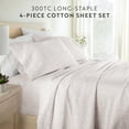 thumbnail image 4 of Noble Linens 4 Piece 300TC Cotton Printed Sheets, Rustic Jacobean Mauve, Full, 4 of 10