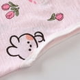 thumbnail image 5 of HCNTES Toddler Baby Boy 2 Piece Outfits Kid Outfits for Girls Summer Spring Clothes for Kids Sport T Shirts and Shorts Kids Clothing Sets For Children 2t 3t 4t 5t 6t 7t(M01-Light Pink,6-12 Months), 5 of 6