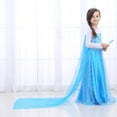 thumbnail image 3 of HAWEE Robe de Princesse Elsa pour Petite Fille Neige Fête Reine Costume d'Halloween, 3 of 7