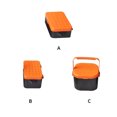 thumbnail image 3 of S/M/L Size Worm Box Breathable Plastic Fishing bait box Fishing worm Bait Storage Case Live Earthworm Lures Container, 3 of 8