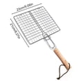 thumbnail image 3 of Low Carbon Steel Wire Fish Grilling Grid Meat Grilling Grid Scallion Meat Grilling, 3 of 8