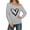 Grey, variant on Women Oversize Love Heart Graphic Sweatshirts Valentine Day Shirts Sleeve Shoulder Off Hoodless Long Sleeve Tunic Casual Blouse With Printed 2026 Fall Trendy Outfits