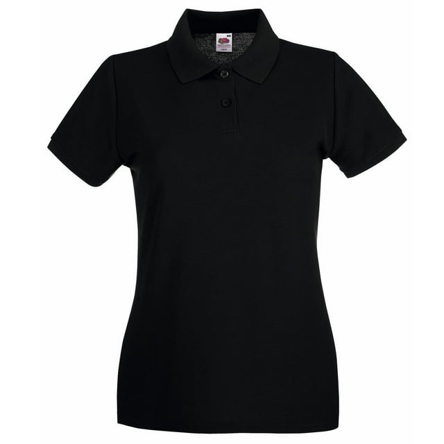 Fruit of the Loom Polo Ajusté à Manches Courtes pour Femmes de Qualité Supérieure