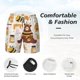 thumbnail image 3 of Balery Cute Bee Honey Jar Hive Bear Bañador para hombre, shorts de playa de secado rápido con entrepierna y forro de compresión-Medium, 3 of 6
