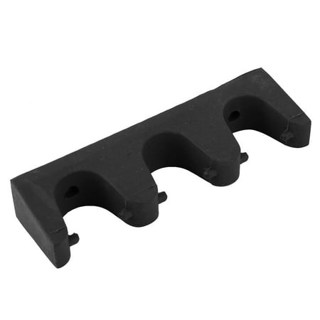 - Snooker Table Billiard Rubber Wall Mounted 3 Cue Sticks Rack Holder Pool Black