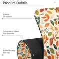 thumbnail image 4 of Yayeee Faucet Mat for Kitchen Sink 14.7" Diatomite Long Splash Guard Pad, Beige Retro Leaves, 2 Pack, 4 of 7
