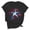 #03 Black, variant on Busydd 4th of July Independence Day T Shirts for Women Trendy Casual Round Neck Short Sleeve Summer Tops Comfortable American Flag Print Tees S