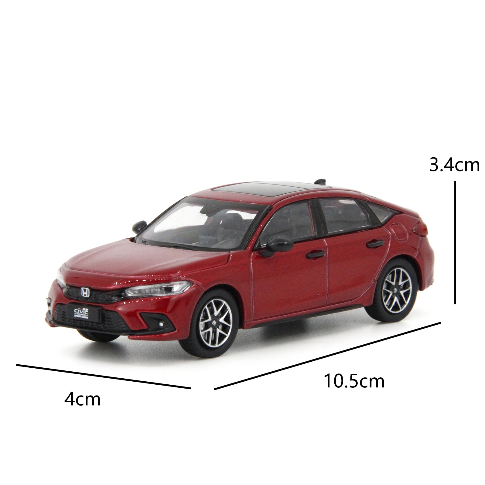 1:43 Scale Paudi Honda Civic Hatchback Diecast Model Car Collection Gift Children Toy Series