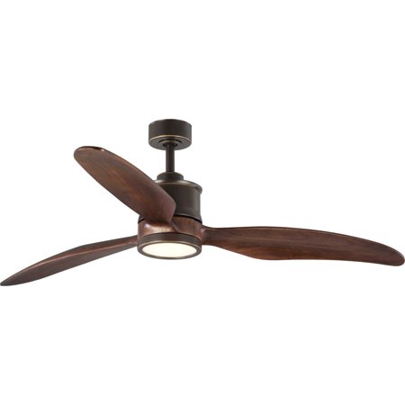 Farris Three Blade Carved Wood 60 Ceiling Fan Walmart Com