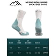 thumbnail image 6 of Merino.tech Thin Merino Wool Socks for Women and Men - 2 Pack Merino Wool Running Socks Quarter Style Lilac Field Pack of 2, 4-8, 6 of 6