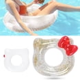 thumbnail image 4 of Anillo de tubo de natación para gato con lazo rojo de lentejuelas, anillos salvavidas para axila, círculo flotante para niña y bebé, forma bonita de 70cm YUNYI BRAND  Deportes, 4 of 8