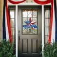 thumbnail image 4 of XGFHYJEH America Flag Patriotic Wooden Wall Sign, 4th of July Red White Blue Star Door Hanger for Memorial Day Veterans Day Front Door Porch Wall Window Indoor Outdoor 250th Anniversary, 4 of 5