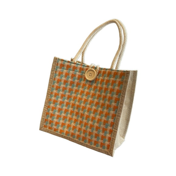 Orange Fashion Casual Shoulder Bag For Women Messenger Handbag Wallet Purse Polyester Lightweight Crossbody Tote Bag 8.26X7.87X4.72 Inches 0.15 Lbs