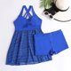thumbnail image 4 of Mejor Belleza Mujer Traje de Baño de Moda Aumentar el tamaño 2 Piezas Tankini Tops de Bikini y Partes de Abajo Navy M, 4 of 8
