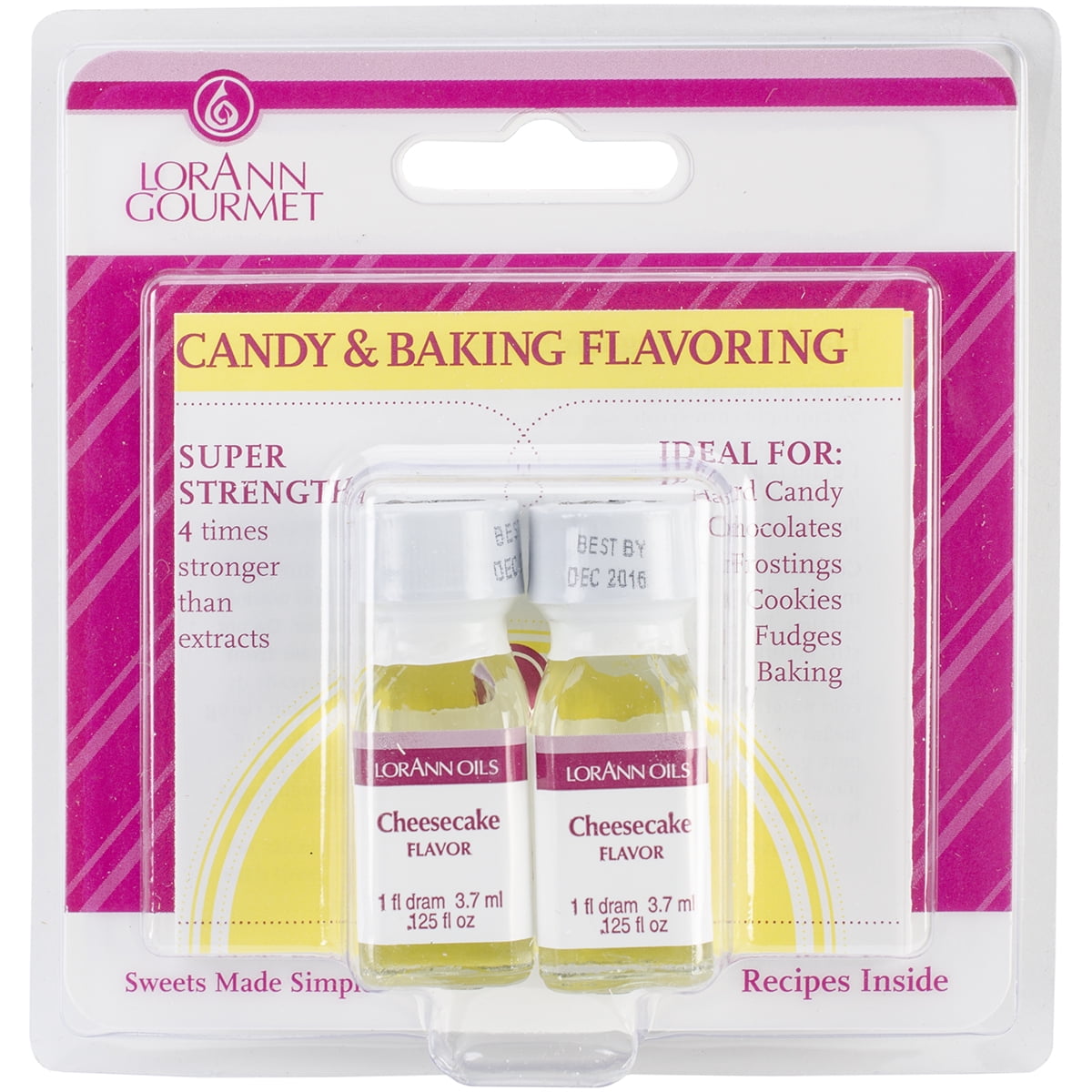 Candy & Baking Flavoring .125oz 2/PkgCheesecake