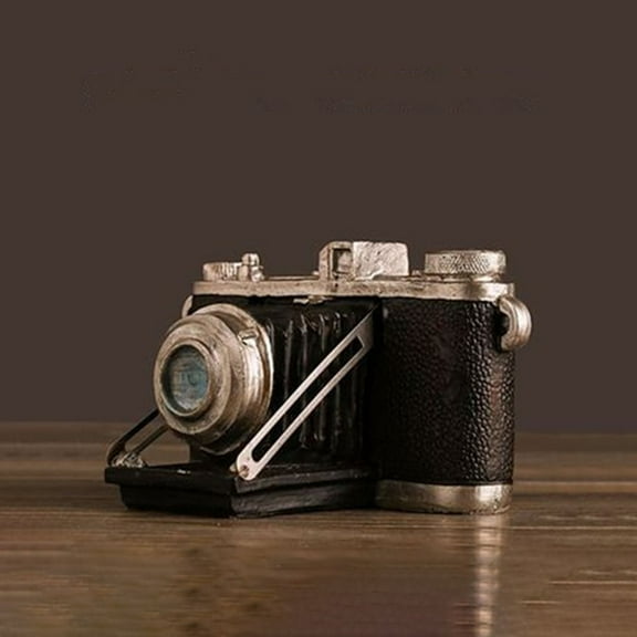HEMOTON  Prop Vintage Camera Retro Ornaments Coffee Shop Decoration Model Child