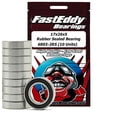 thumbnail image 1 of FastEddy Bearings Roulement Scellé en Caoutchouc 17x26x5 6803-2RS (10 Unités), 1 of 3