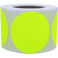 thumbnail image 2 of Hybsk 2 Inch Fluorescent Yellow Blank Target Pasters for Shooting 300 Adhesive Target Stickers Per Roll (Fluorescent Yellow), 2 of 5