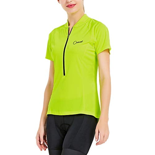Catena Womens Cycling Jersey Short Sleeve Shirt Running Top Moisture Wicking Workout Sports T-Shirt