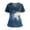 Blue #014, variant on Nursing Scrubs for Women Pumpkin Spider Bat Ghost Witch hat Castle V Neck Nurse Shirt Fall Nursing Scrubs Short Sleeve Pockets Cute Vintage Scrub Tops S