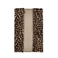 thumbnail image 6 of Maia Throw Giraffe Brown Polyester Microfiber 50 In x 60 In Fur in Brown, 6 of 8
