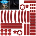thumbnail image 1 of maskred 42pcs Bike Reflective Stickers Motorcycle Reflector Cycling Warning Reflector Cycling Decal Tape Red, 1 of 1