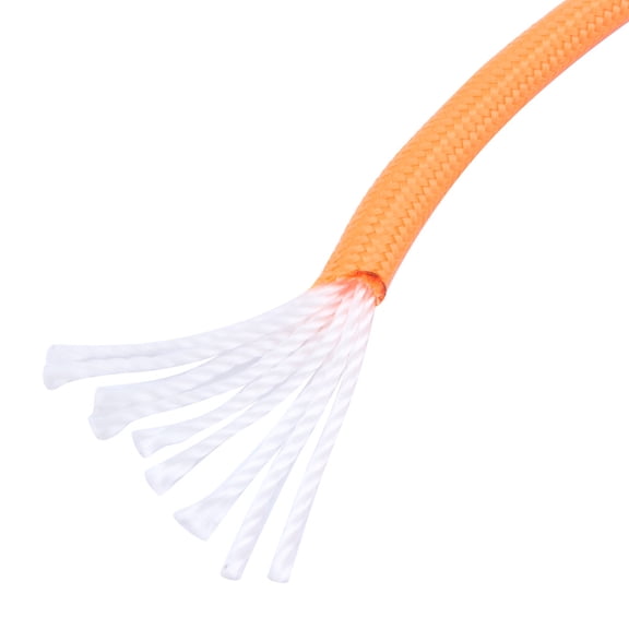 9 Strand 550 Luminous Glow in the Dark Paracord Utility Cord, Heavy Duty 25 ft / 7.62 m Tactical Survival Rope for Outdoor Camping Gear and Crafting, Orange