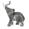 thumbnail image 1 of Elefante decoración creatividad Graffiti figuras de elefante, decoración del hogar arte estatua de elefante, 1 of 5