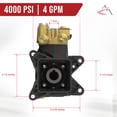 thumbnail image 2 of OEM AR 1" Shaft 4000 PSI PRESSURE WASHER PUMP for MI-T-M CA-2504-OMHB, CA-3003-0MHB, 2 of 9