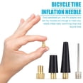 thumbnail image 1 of 4 unids/set Kit de adaptador de boquilla de aguja de bola piezas de bomba de inflado de neumáticos de bicicleta, 1 of 5