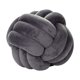 thumbnail image 2 of almohada de bola de nudo,almohada de bola de nudo suave almohada de tiro redonda de terciopelo,Cojín Decoración del hogar Almohada de felpa decorativa,Cojín anudado para cama Tejido a Gris, 2 of 9