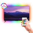 thumbnail image 1 of LED TV Backlight for Theatrical Ambient 15 Colors - 39 Inches LED Strip Lights for TV, 1 of 4