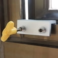 thumbnail image 5 of Window Locks, 4 Pack Aluminum Sliding Window Locks, Adjustable Frame Security Lock For Sliding Door With Keys, 5 of 5